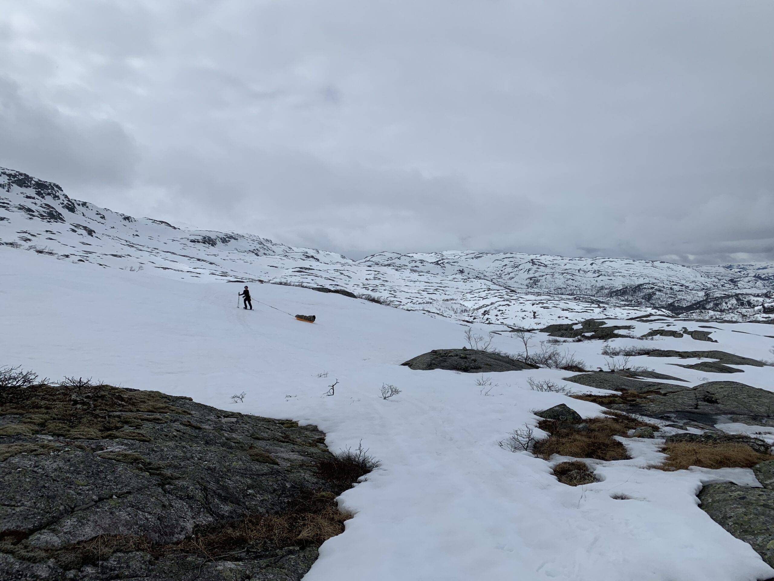 You are currently viewing Day 27 – Lavlandet, ikke gøy med pulk (Low elevation, not fun with a sled)