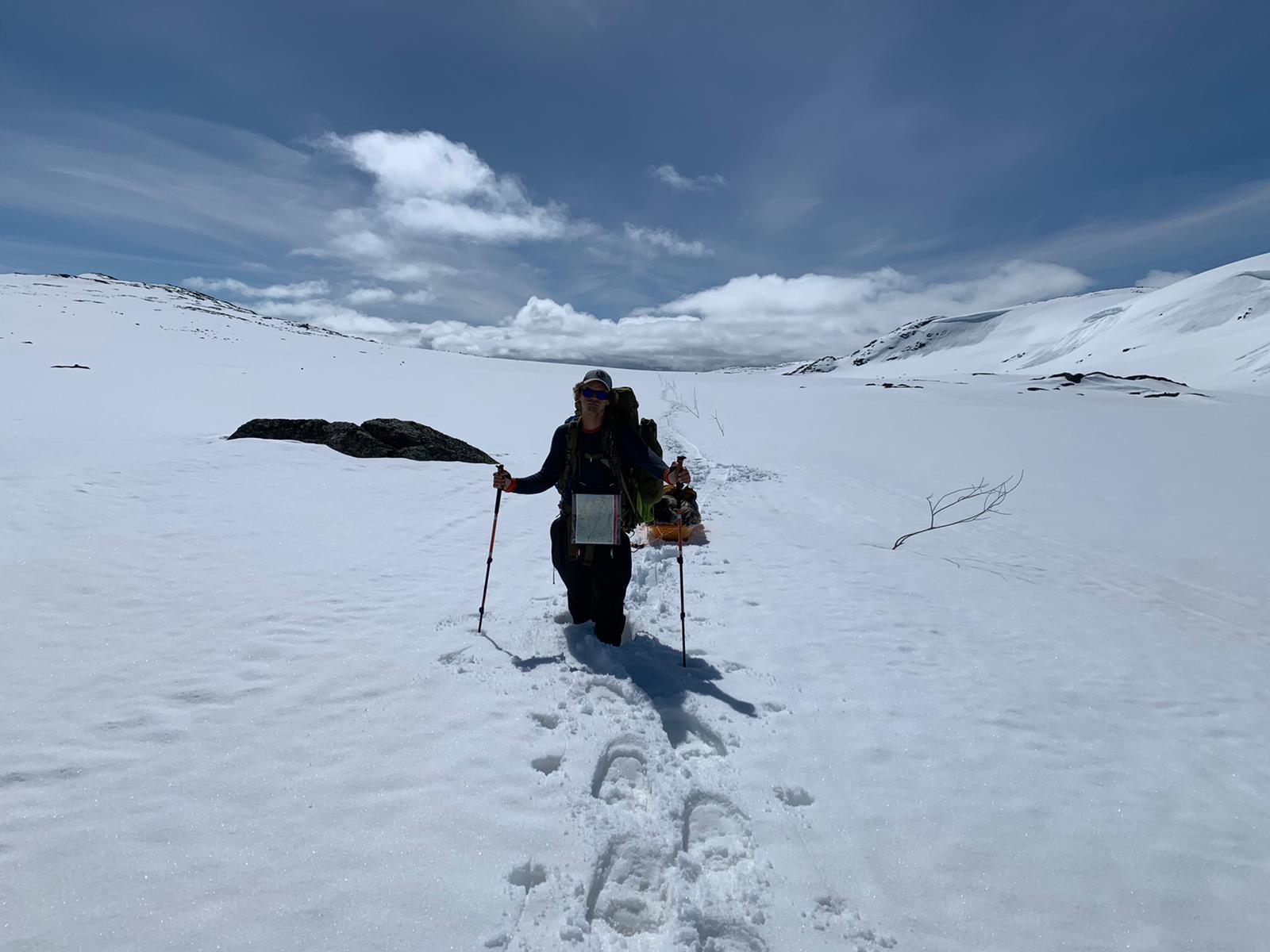 You are currently viewing Day 50 – Myk snø, dårlig is og kalde føtter (Mushy snow, bad ice and cold feet)